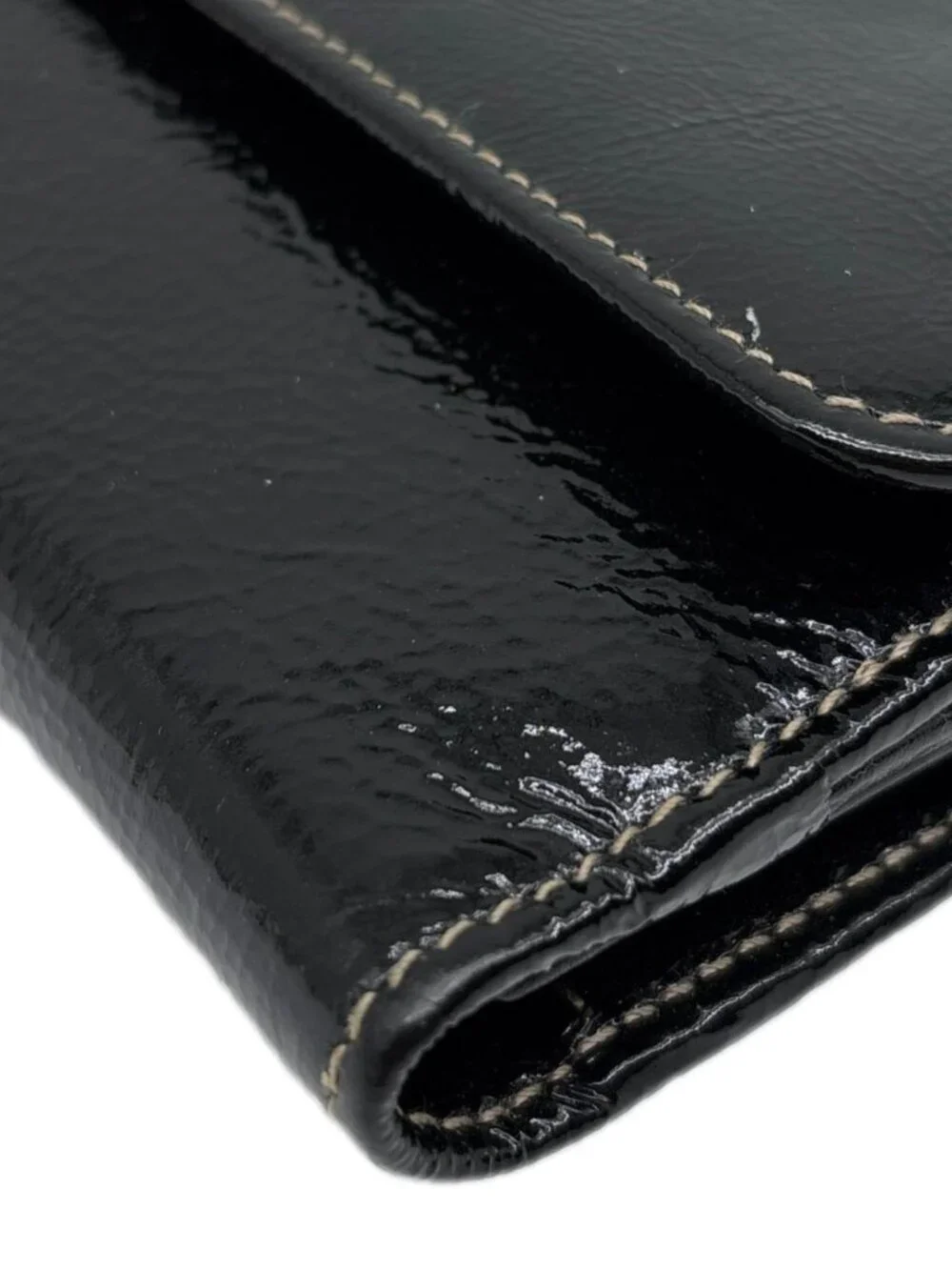 Gucci  Patent Leather Long Wallet Black 162360 - Picture 6 of 11